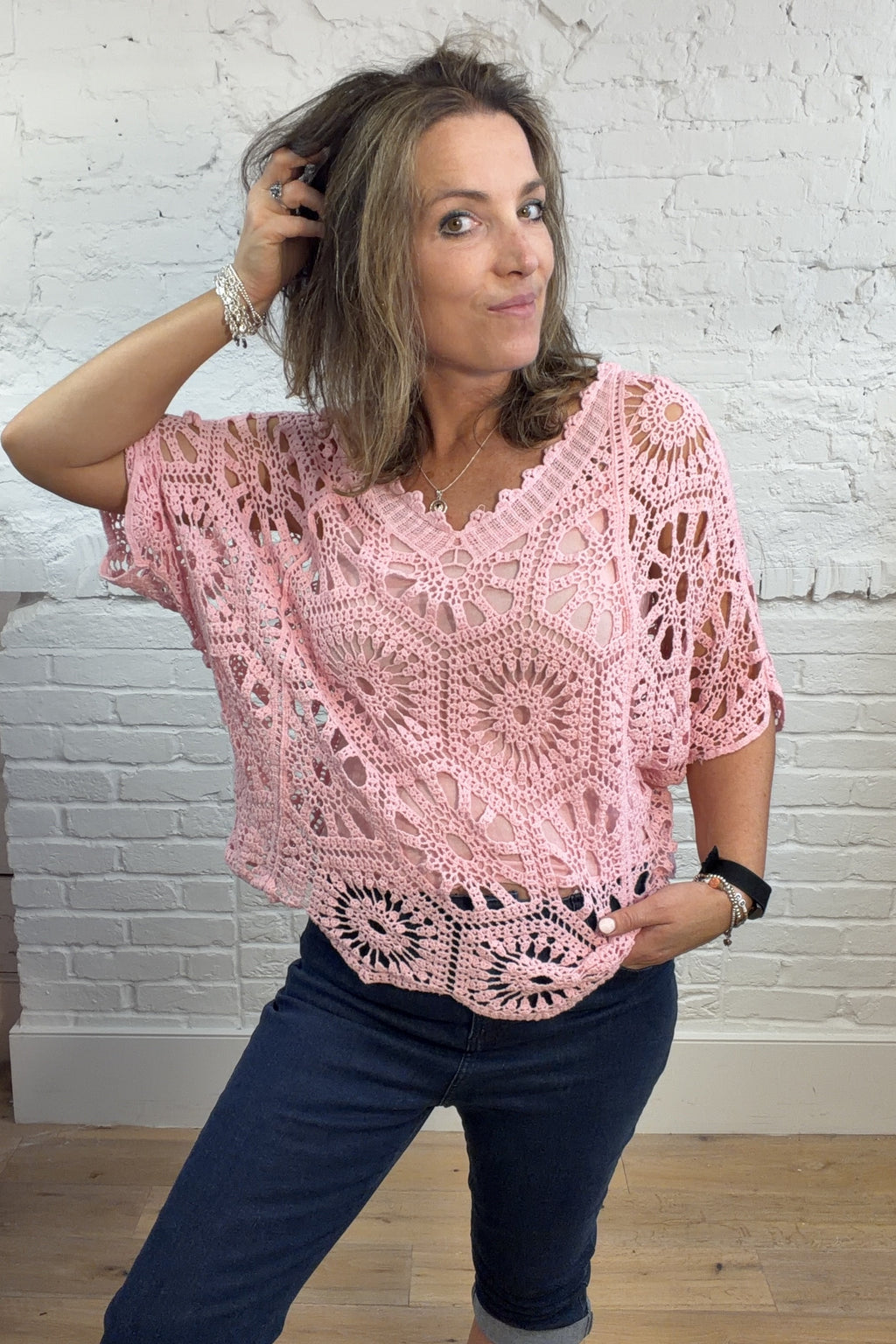 The Ottilie Double-Layer Crochet Top