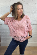 The Ottilie Double-Layer Crochet Top