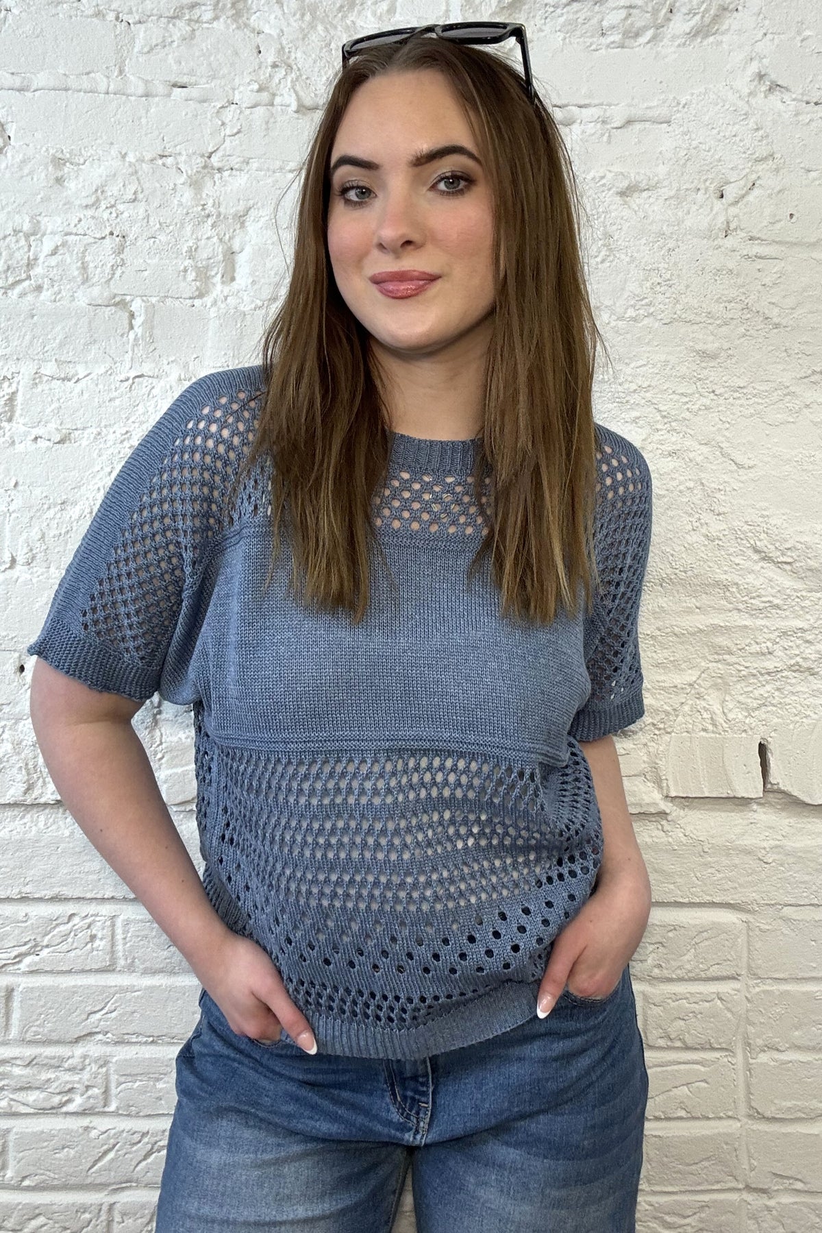 Sienna Short Sleeve Knit