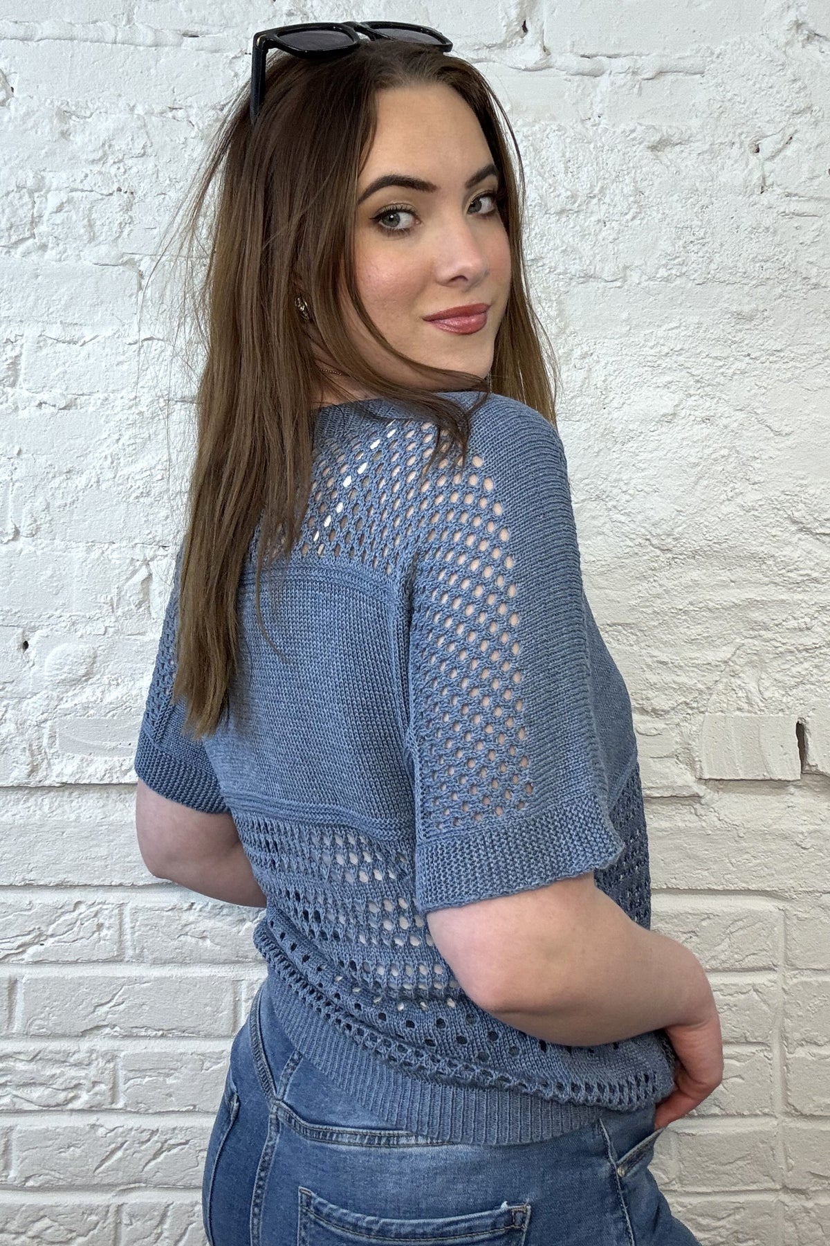 Sienna Short Sleeve Knit