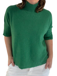 High Neck 3/4 Sleeve Jumper