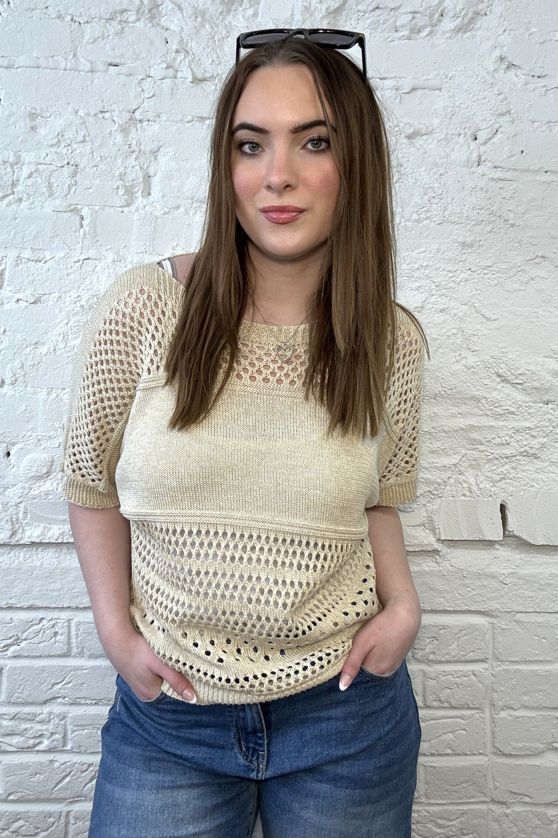 Sienna Short Sleeve Knit