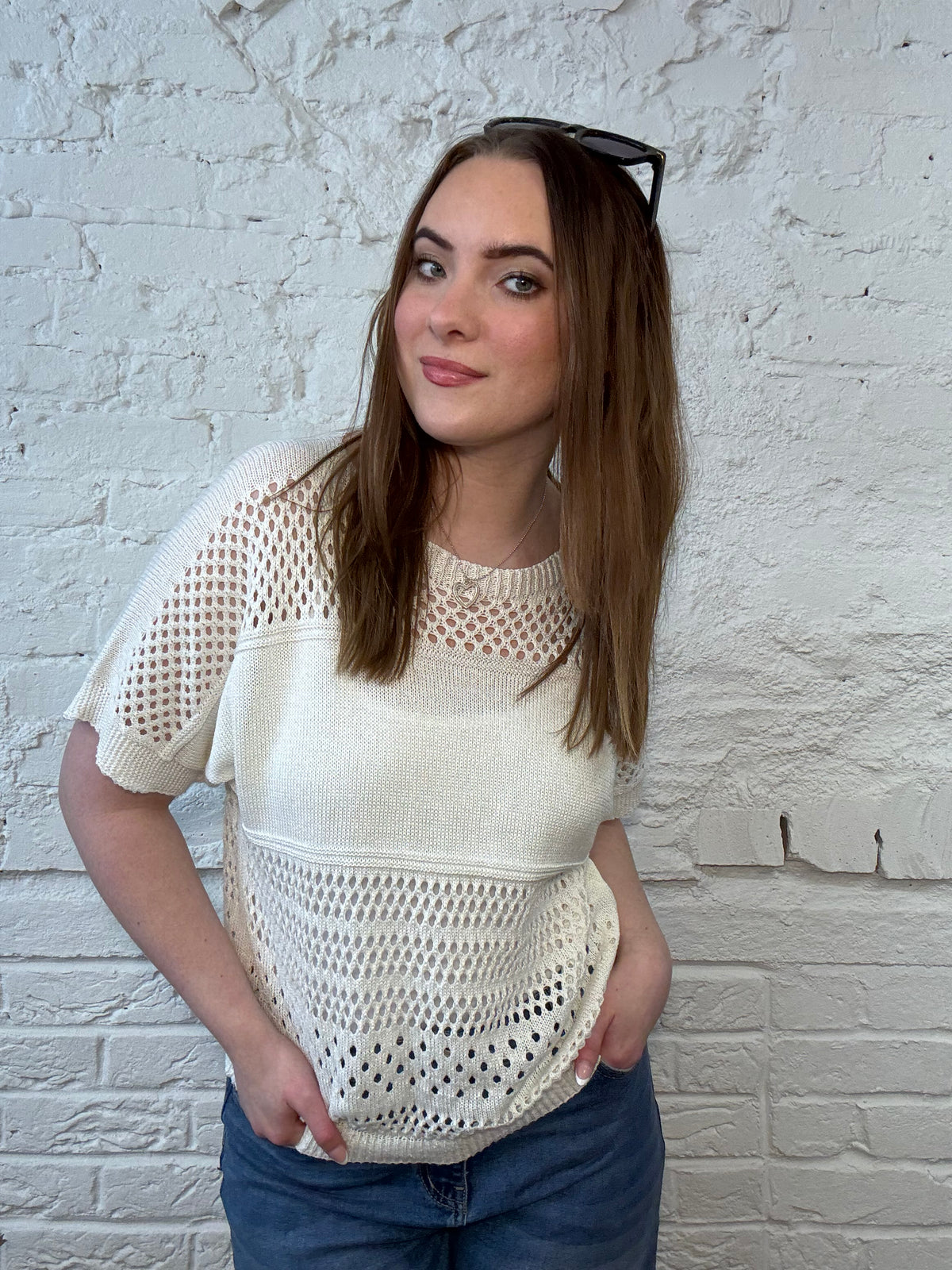 Sienna Short Sleeve Knit