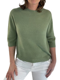 Short Round Neck Jumper