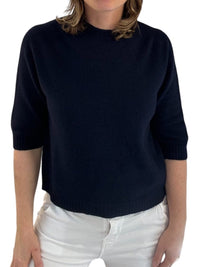 Short Round Neck Jumper