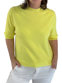 Short Round Neck Jumper