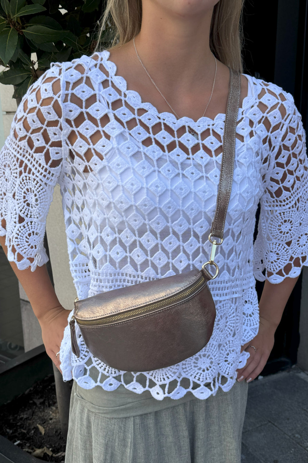 Leather Crossbody Bum Bag