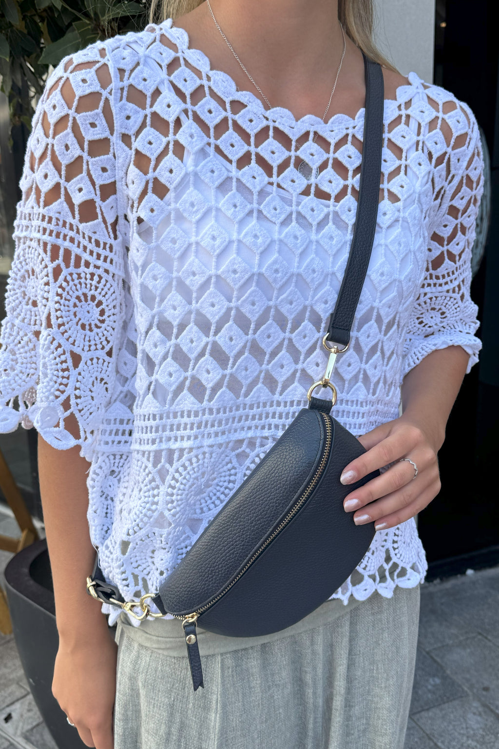Leather Crossbody Bum Bag