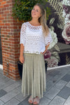 Cotton & Linen Mix Skirt