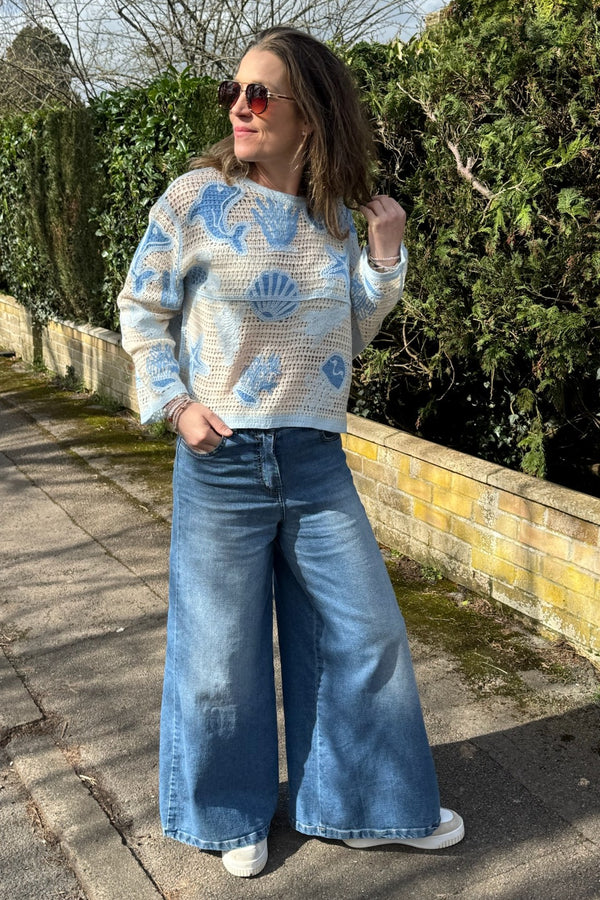 Marina Crochet Jumper