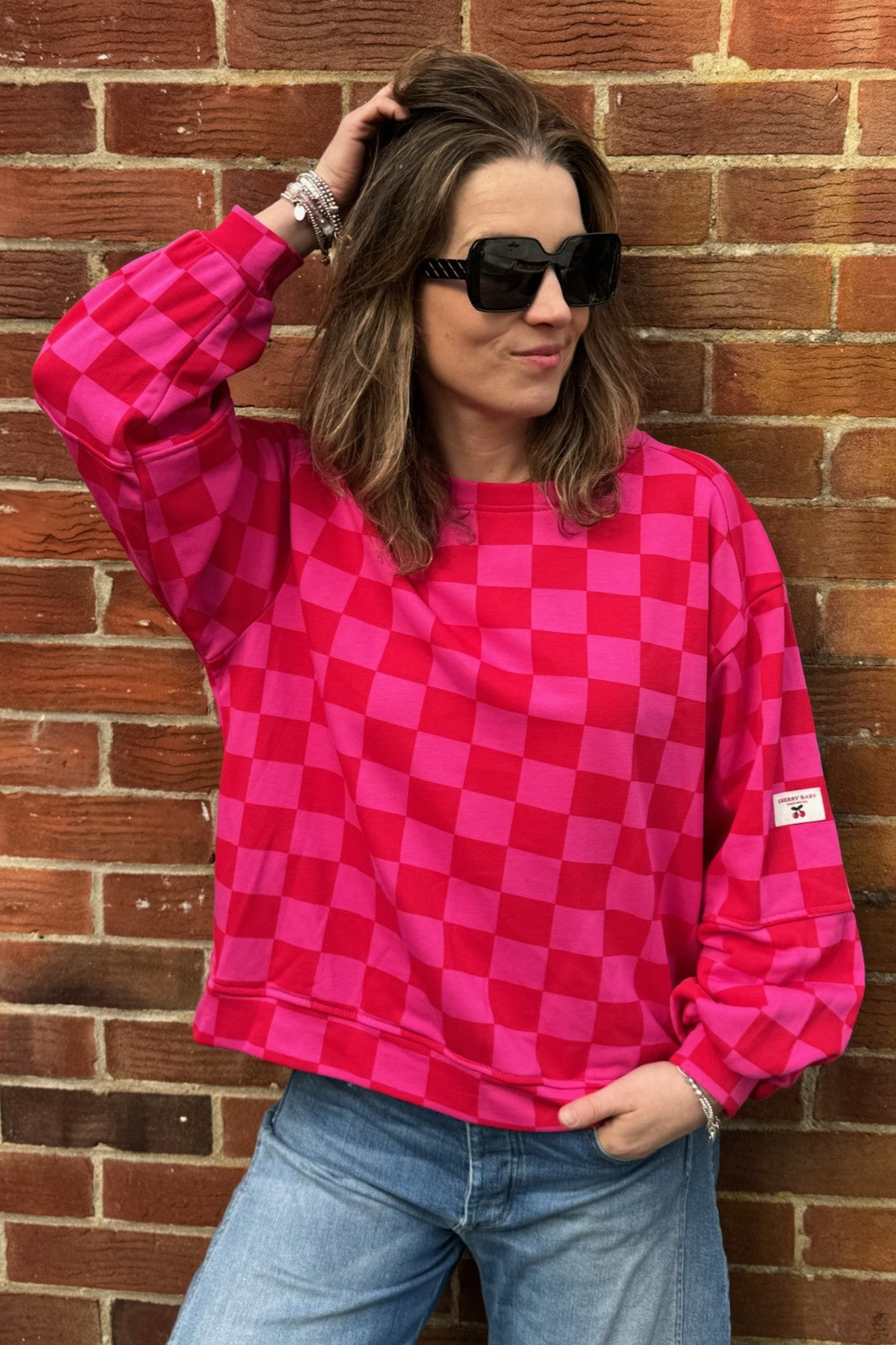The Molly Check Sweatshirt