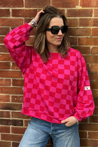 The Molly Check Sweatshirt