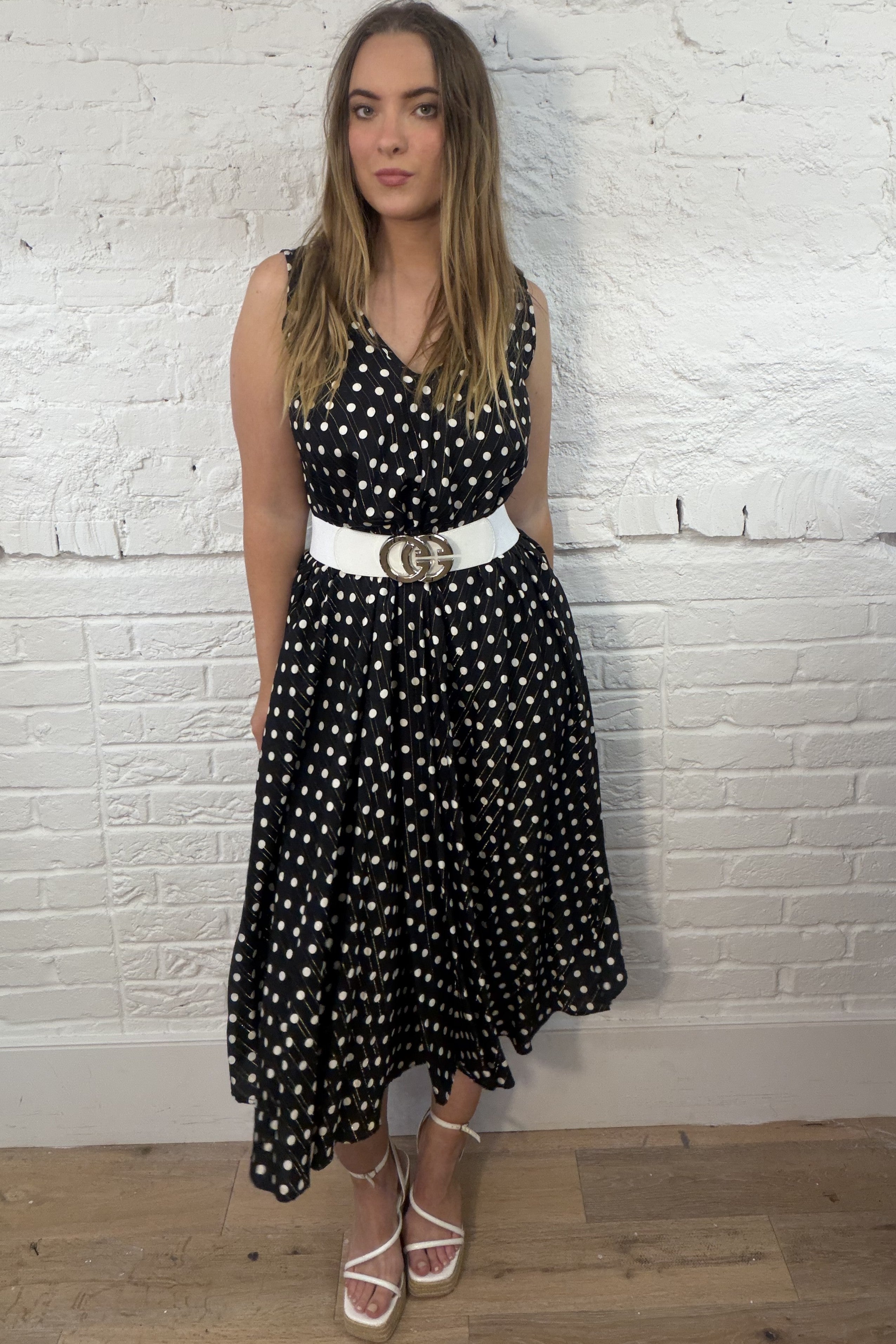 Cora Sleeveless Swing Dress