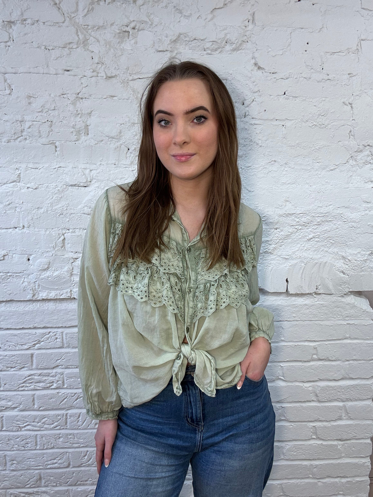 The Seraphine Broderie Blouse