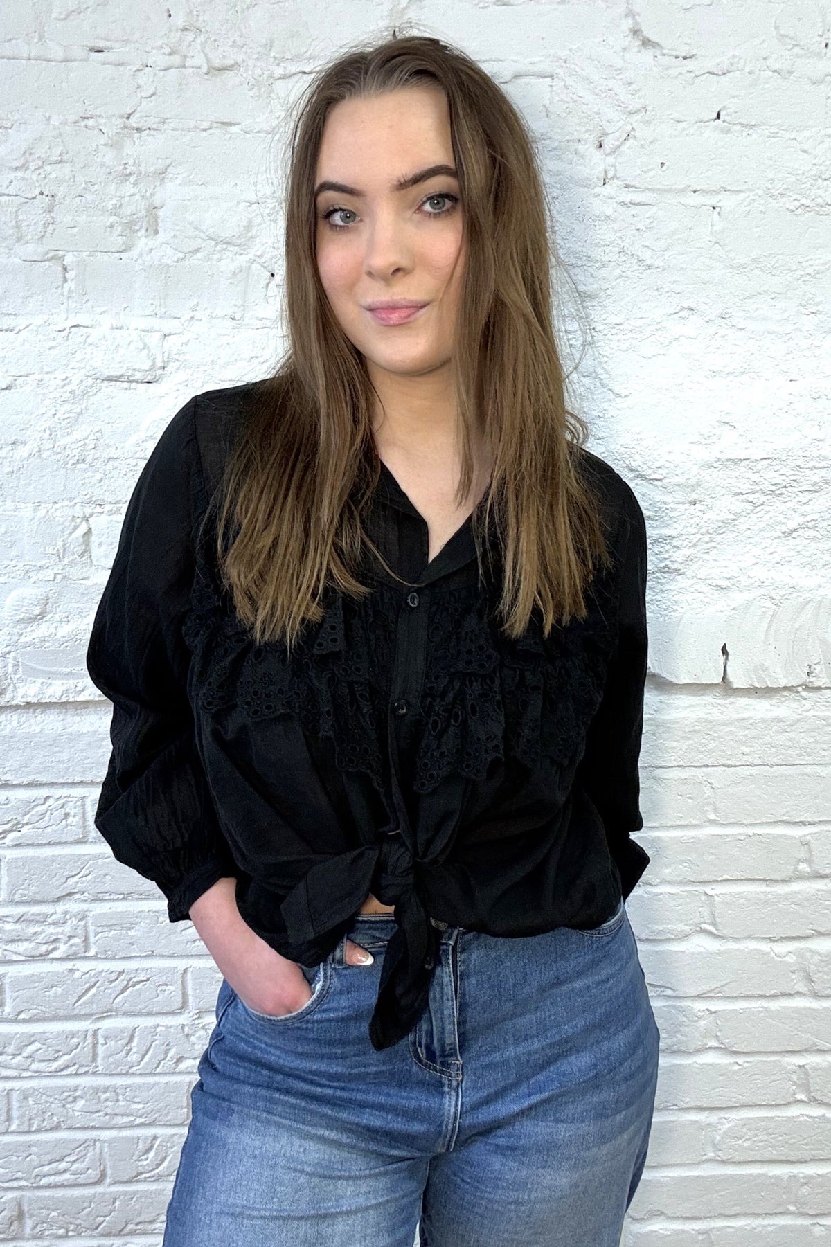 The Seraphine Broderie Blouse