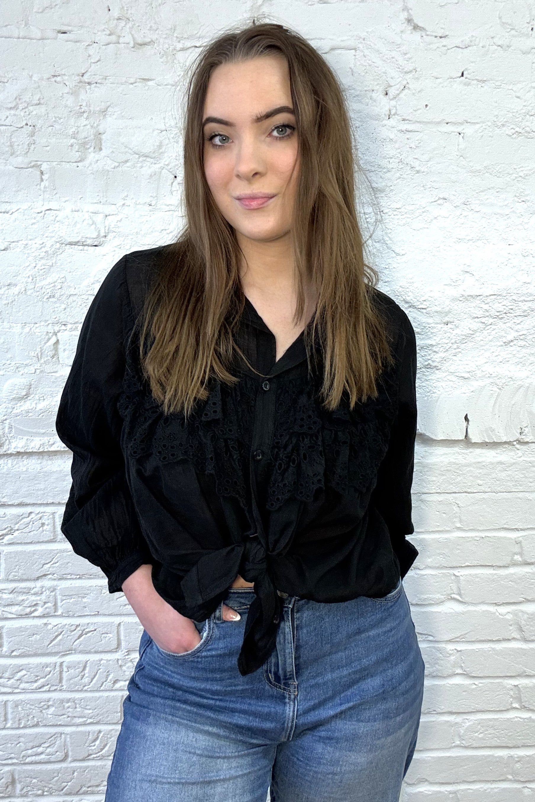 The Seraphine Broderie Blouse
