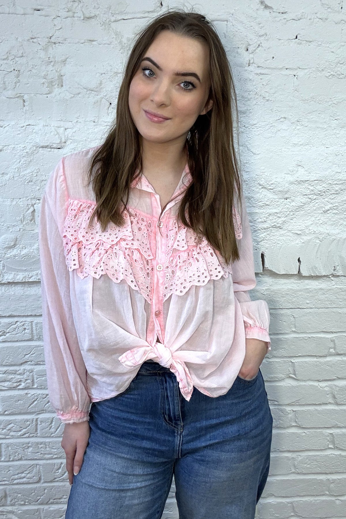 The Seraphine Broderie Blouse