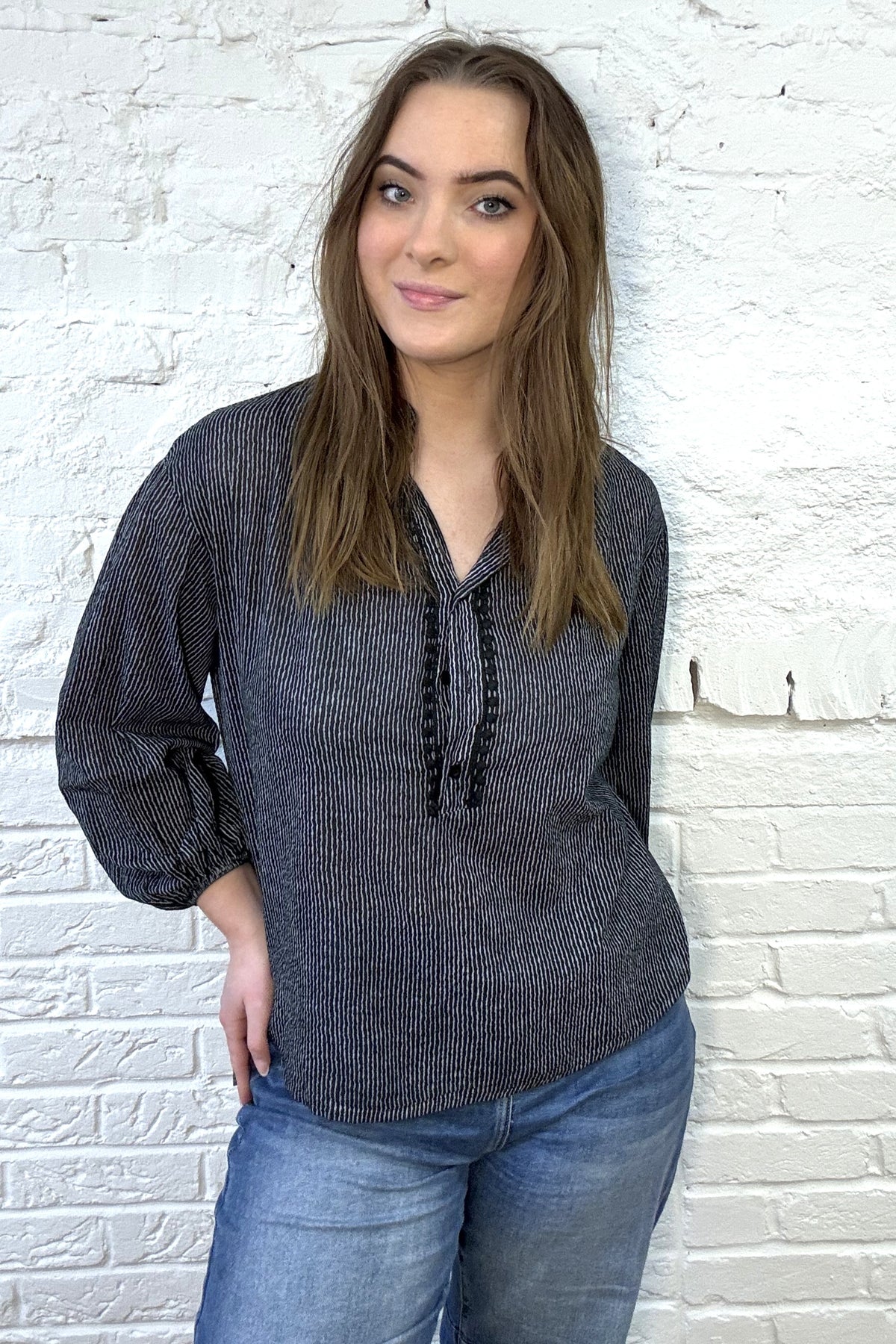 The Pippin Pom-Pom Trim Shirt