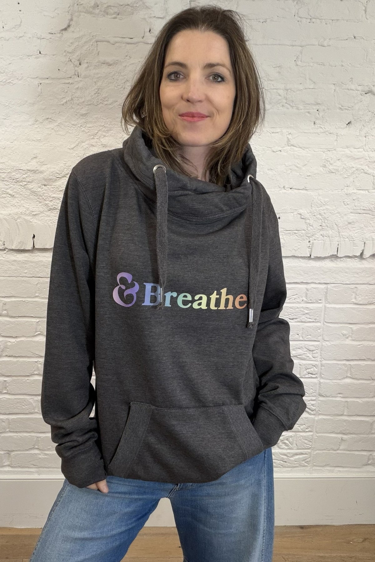 Breathe Cowl Neck Hoodie