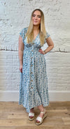 Floral Button Maxi Dress