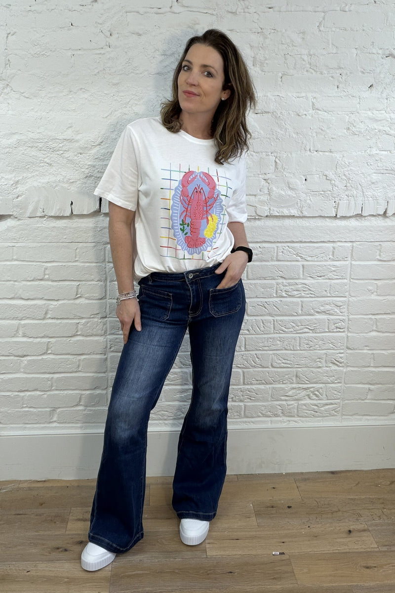 Colour Pop Lobster Tee
