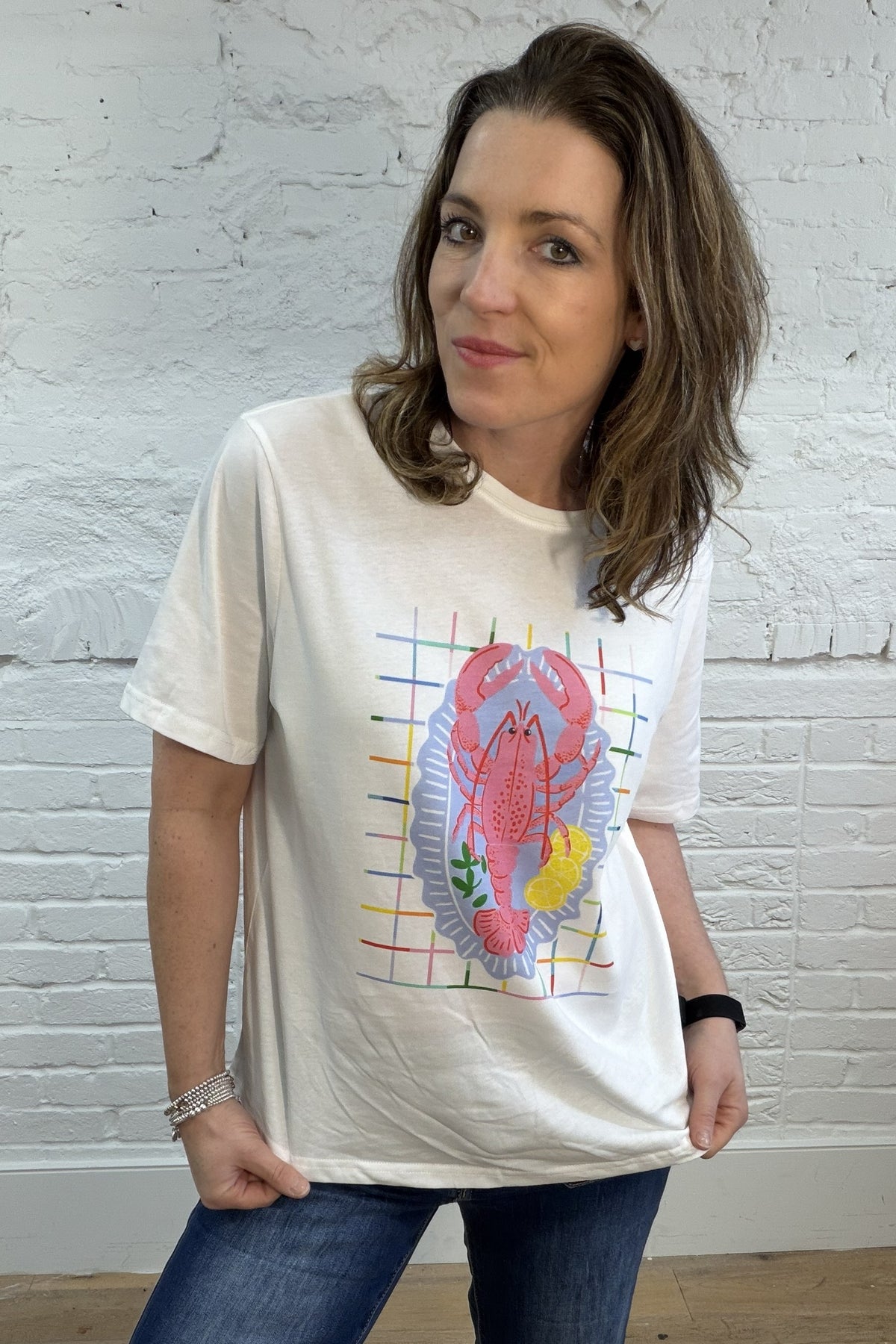 Colour Pop Lobster Tee