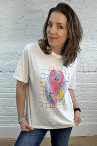 Colour Pop Lobster Tee