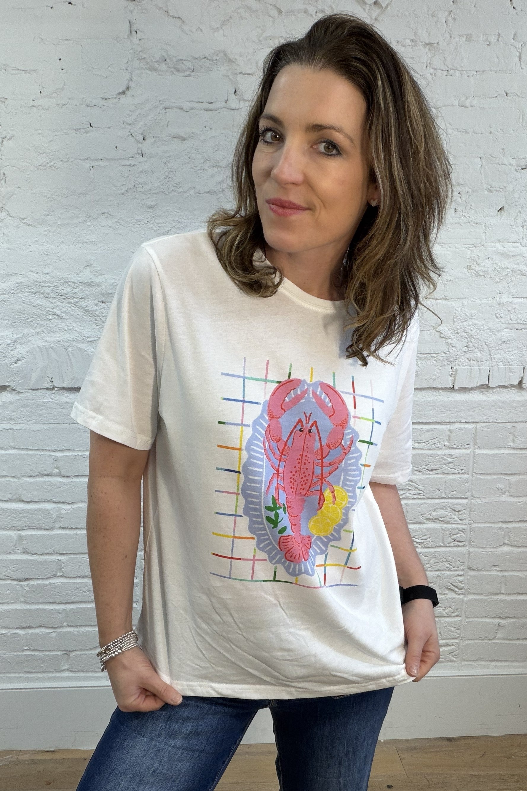 Colour Pop Lobster Tee