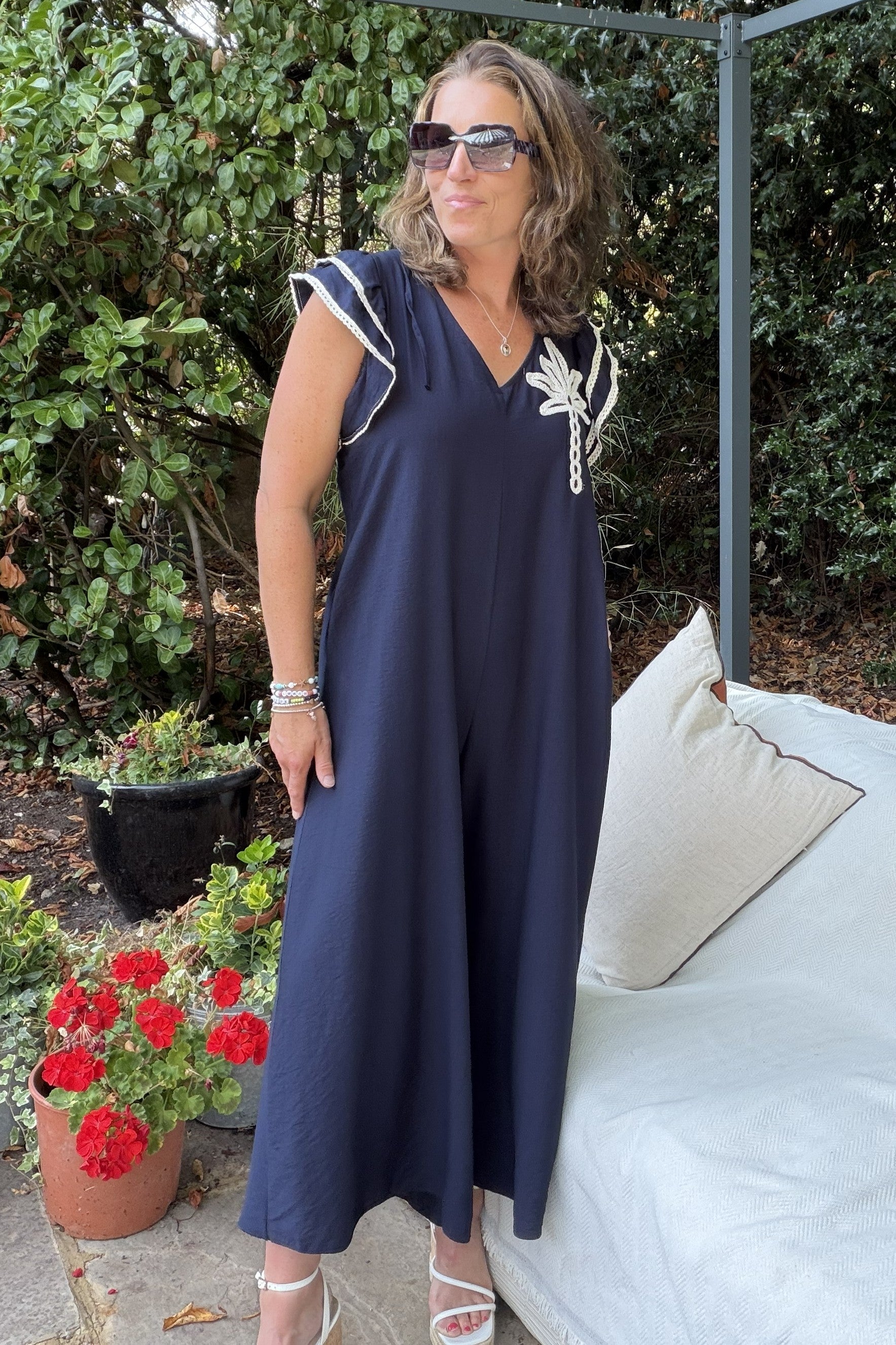 The Saffira Wide-Leg Jumpsuit