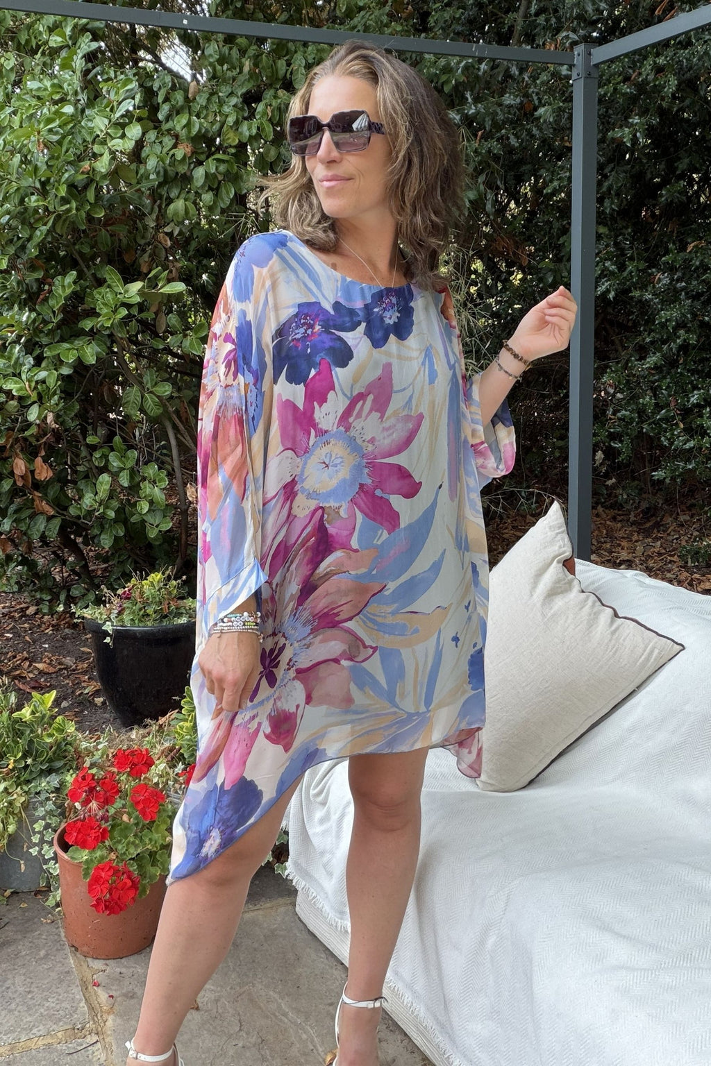 The Calanthe Silk Tunic