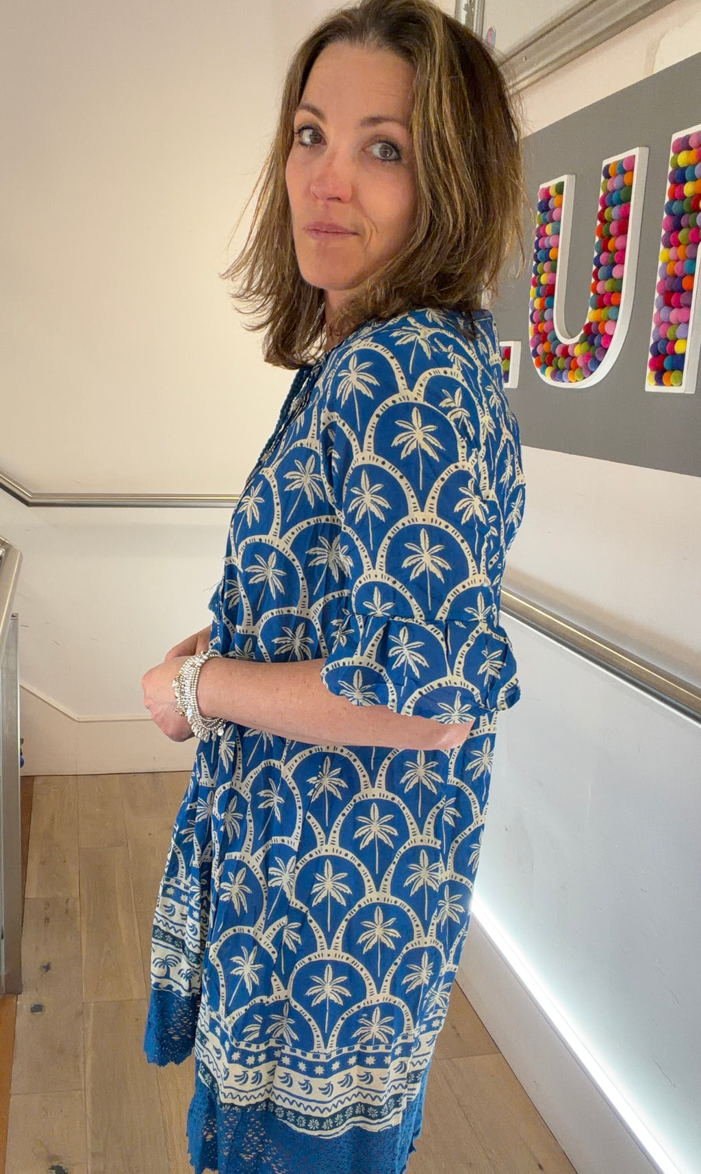 Nori Palm Tree Dress
