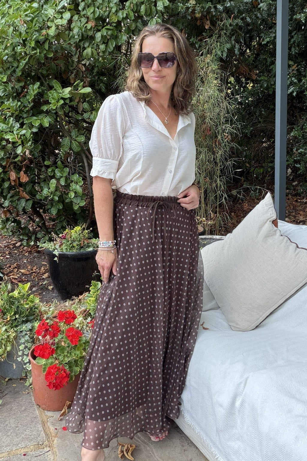 Hadleigh Polka Dot Skirt