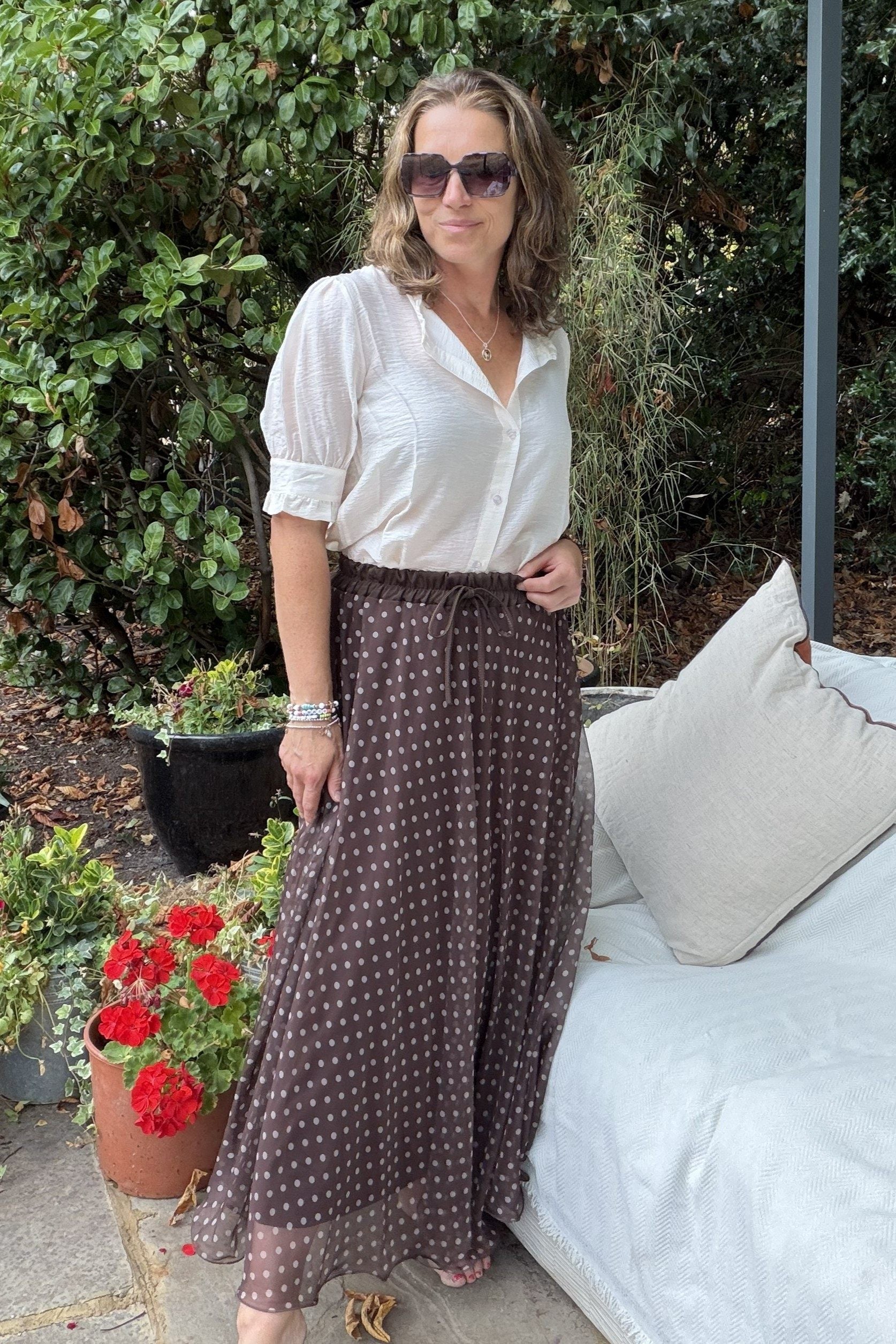 Hadleigh Polka Dot Skirt