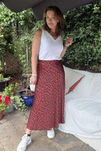 Malika Leopard Print Skirt