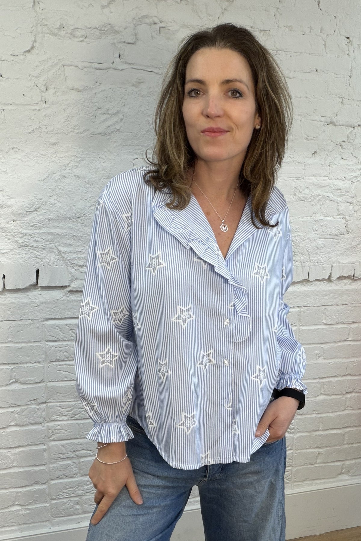 Danica Starry Stripe Blouse