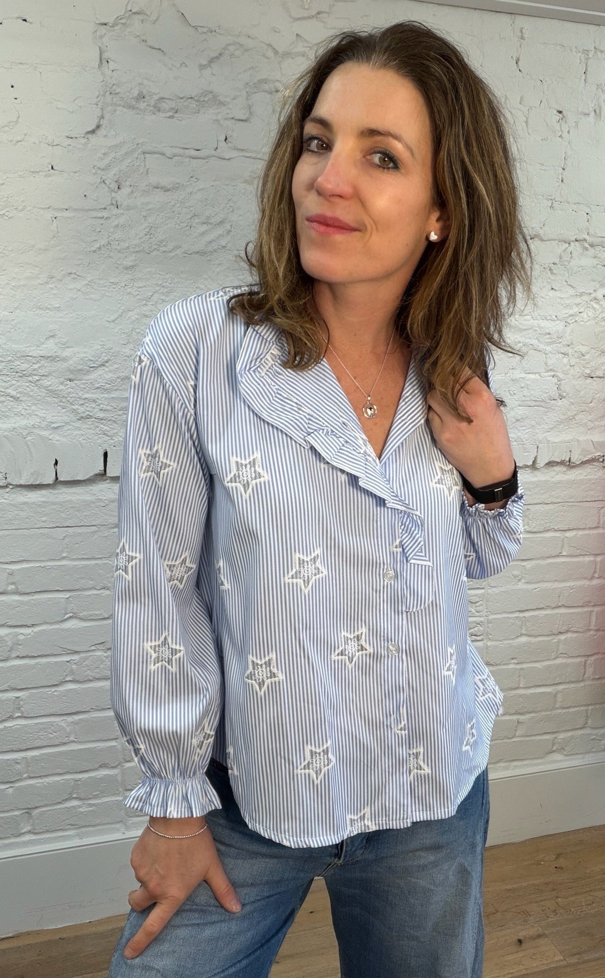 Danica Starry Stripe Blouse
