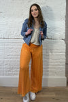 Silk Waistband Trousers