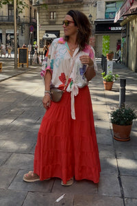 Melody Tie-Front Blouse