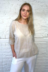 100% Cotton Plain Short Sleeve Top (Smaller Fit)