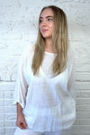 100% Cotton Plain Short Sleeve Top (Larger Fit)