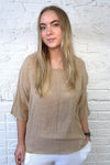 100% Cotton Plain Short Sleeve Top (Larger Fit)