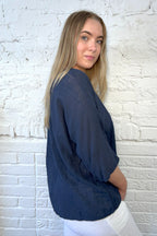 100% Cotton Plain Short Sleeve Top (Larger Fit)