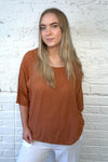 100% Cotton Plain Short Sleeve Top (Larger Fit)
