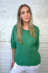 100% Cotton Plain Short Sleeve Top (Larger Fit)