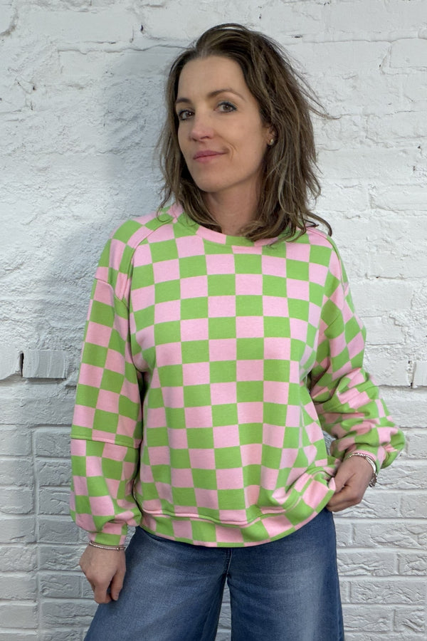 The Molly Check Sweatshirt