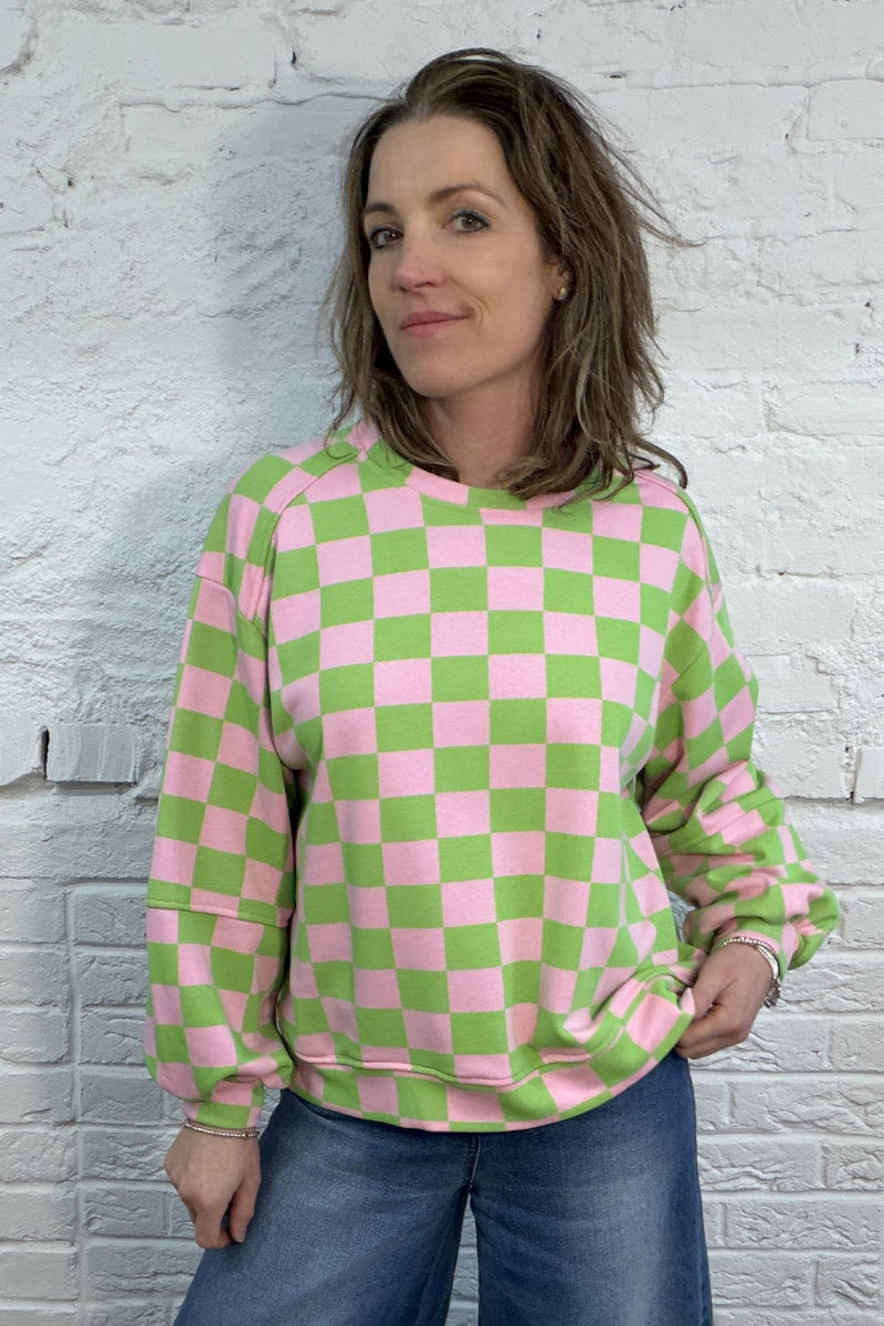 The Molly Check Sweatshirt