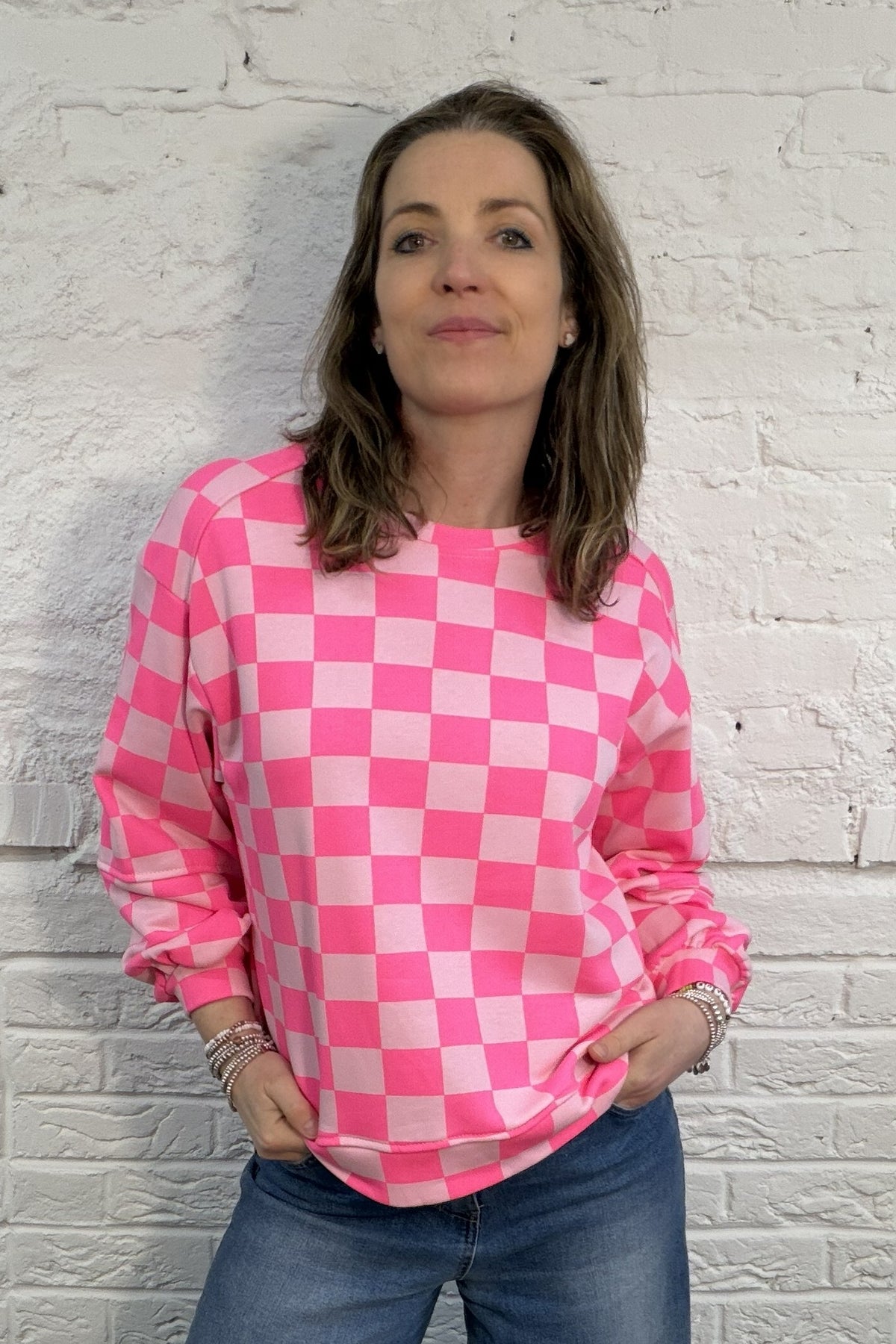 The Molly Check Sweatshirt