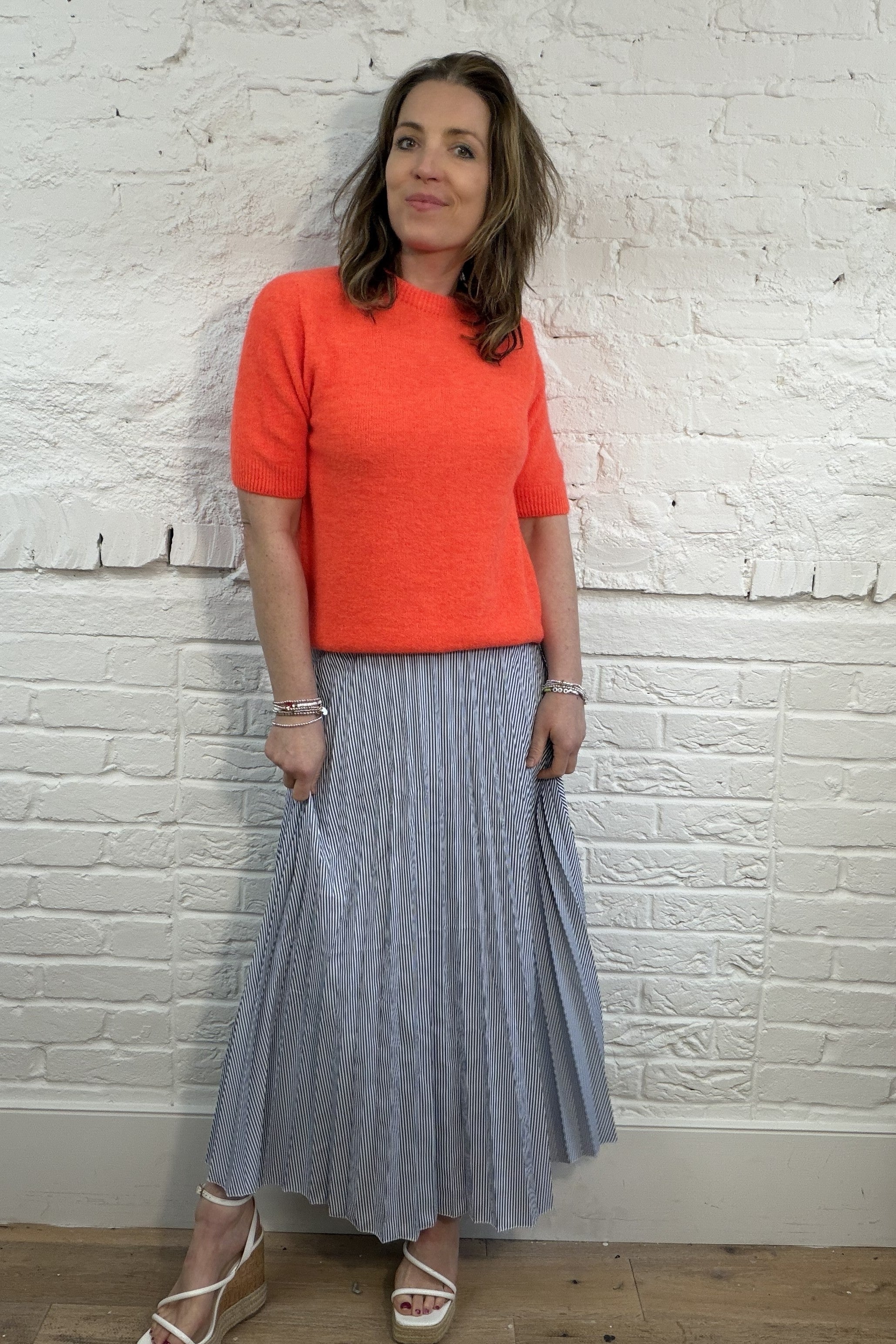 Hathaway Striped Maxi Skirt