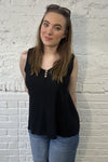 Cotton & Linen Mix Sleeveless Top