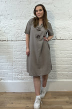 Cotton Toggle Dress